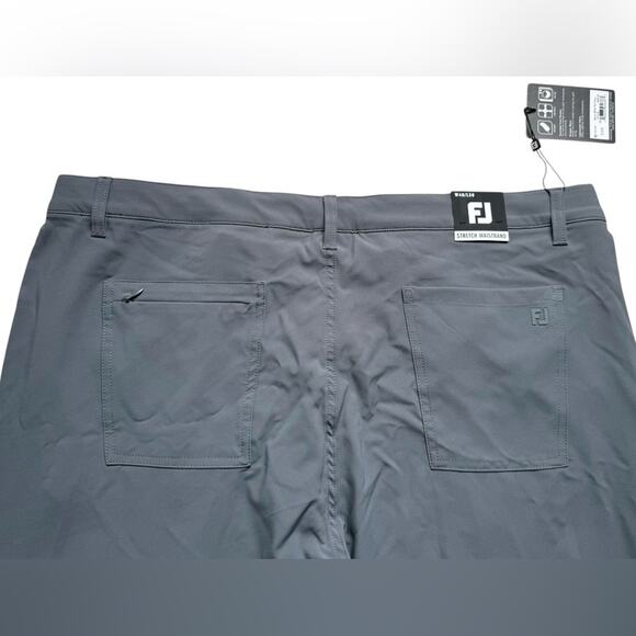 NWT FootJoy Men’s Moxie 5 pocket performance golf pant gray size 40x30 - Picture 6 of 7